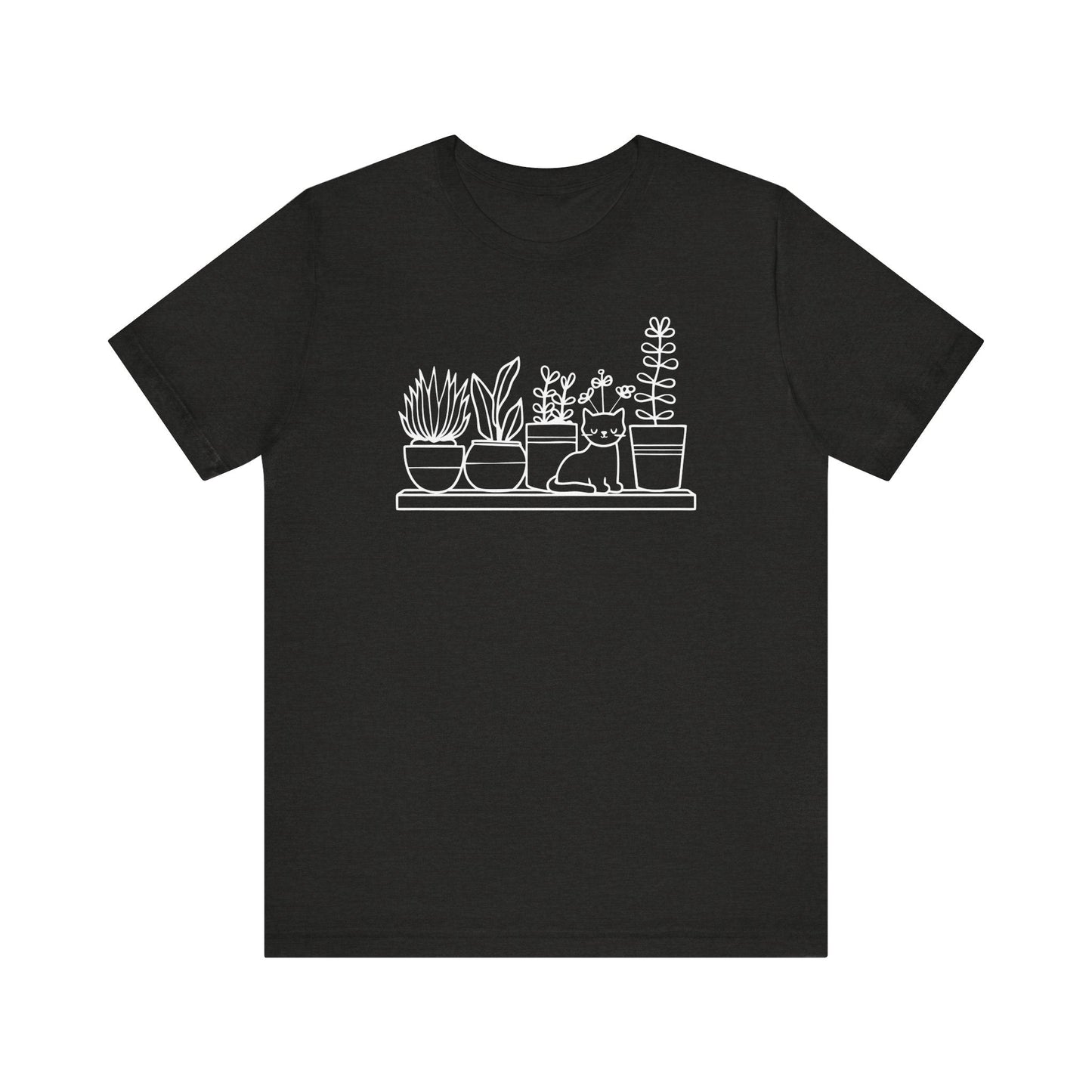 Cat and Plants T-Shirt