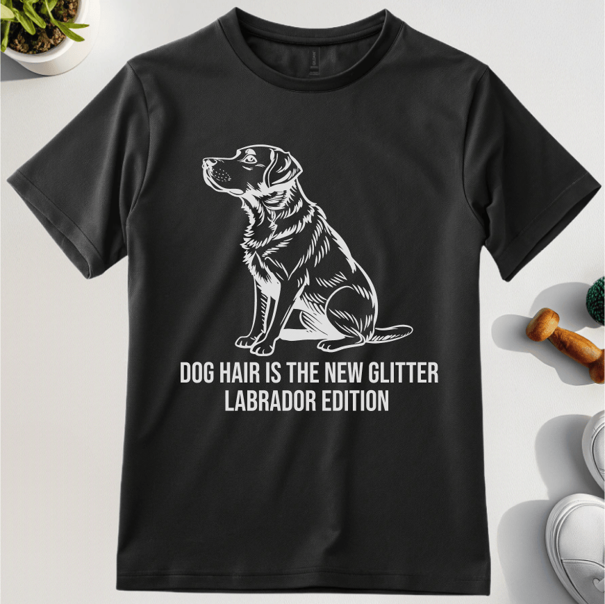 Dog Hair Is The New Giltter Labrador Edition T-Shirt