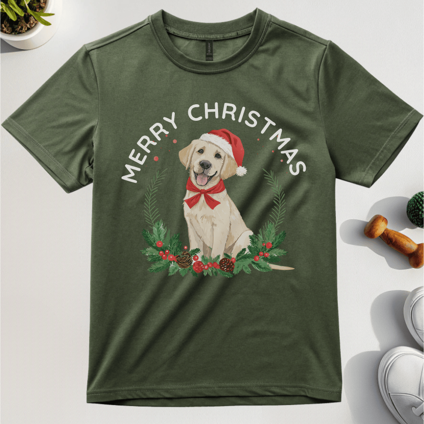 Merry Christmas From My Lab T-Shirt