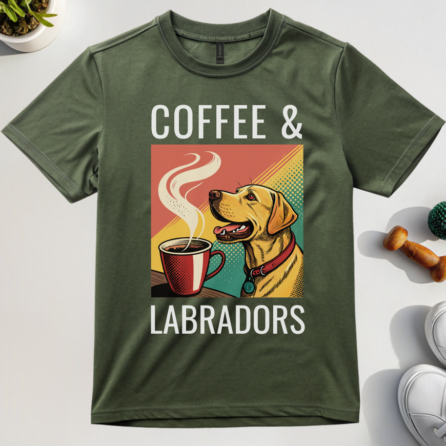 Coffee & Labradors T-Shirt