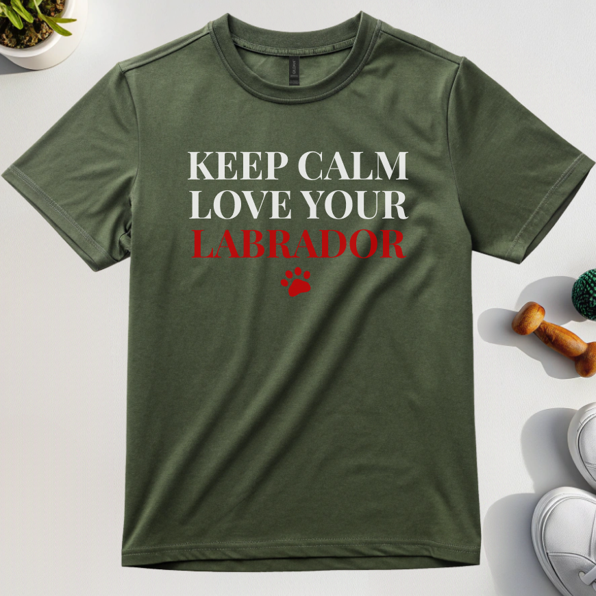 Keep Calm Love Your Labrador T-Shirt