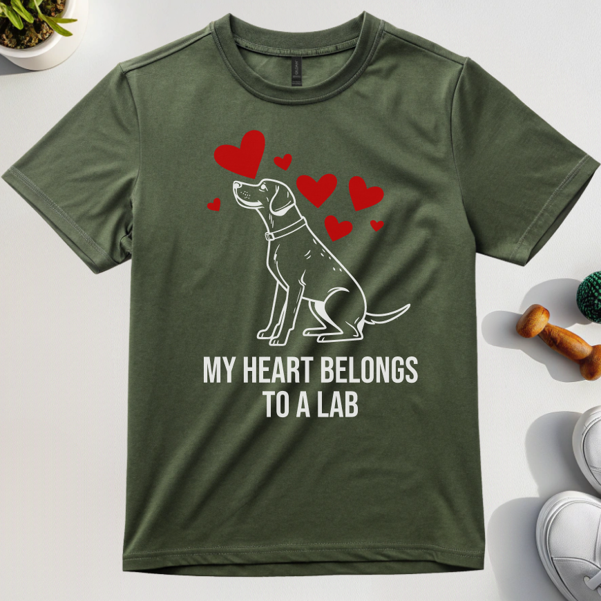 My Heart Belongs To A Lab T-Shirt