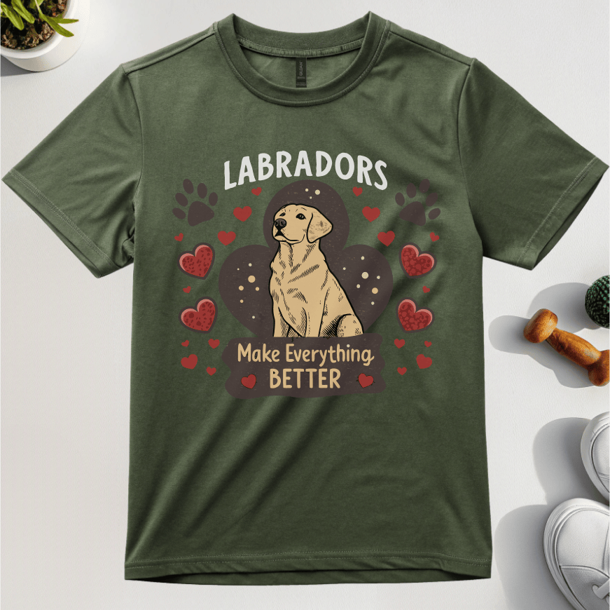 Labradors Making Everything Better T-Shirt