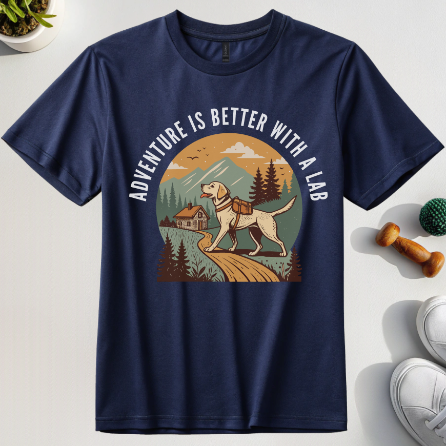 Adventure Is Better With A Lab T-Shirt