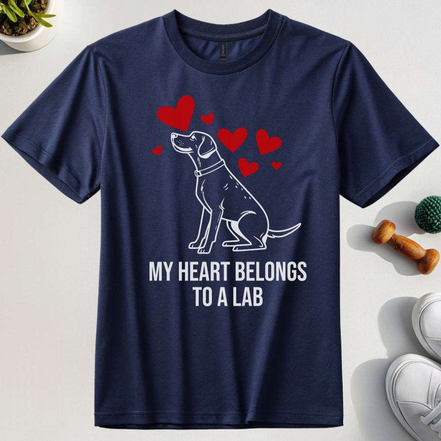 My Heart Belongs To A Lab T-Shirt