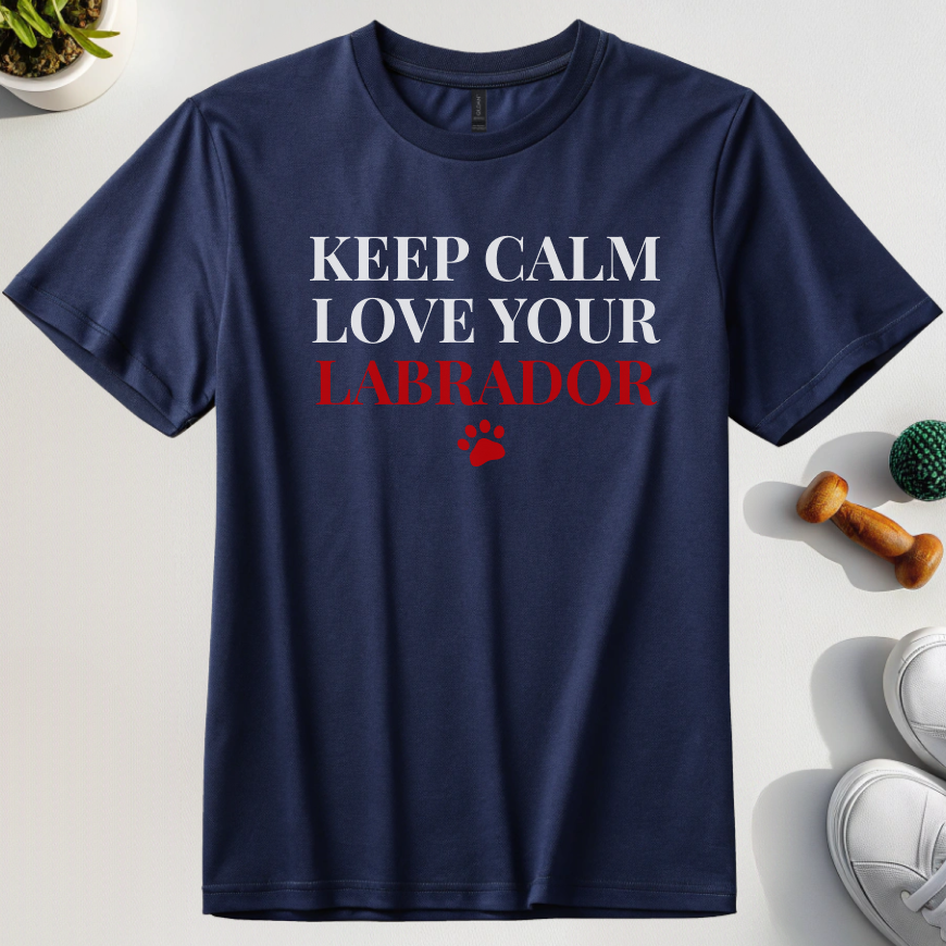 Keep Calm Love Your Labrador T-Shirt