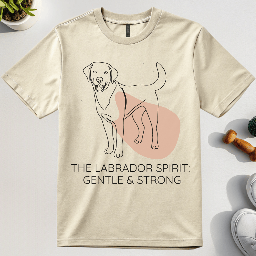 The Labrador Spirit Gentle And Strong T-Shirt