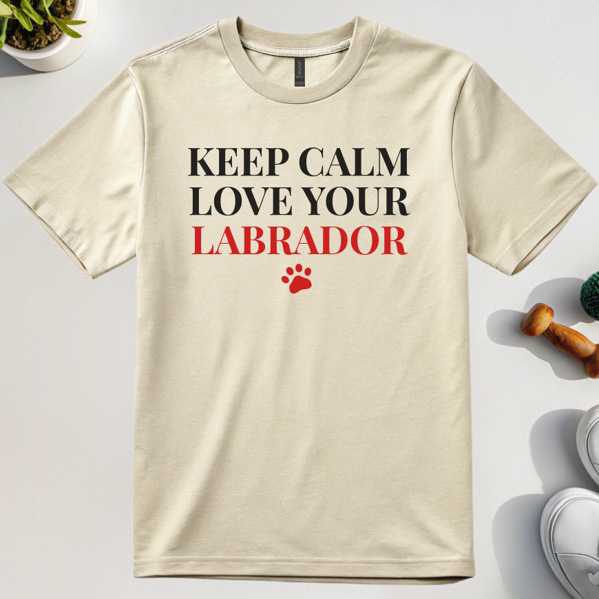 Keep Calm Love Your Labrador T-Shirt