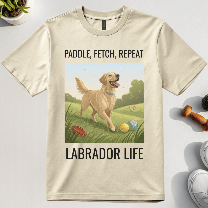 Paddle Fetch Repeat Labrador Life T-Shirt
