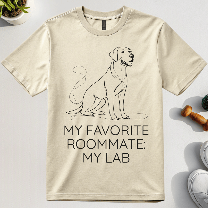 My Favorite Roommate Is My Lab T-Shirt