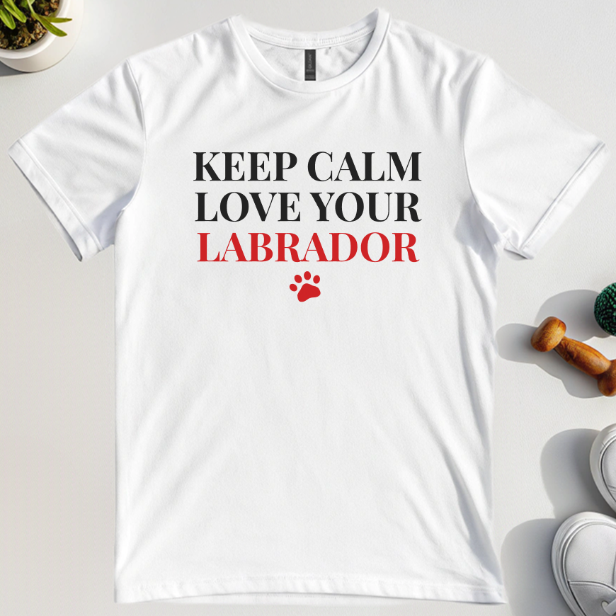 Keep Calm Love Your Labrador T-Shirt