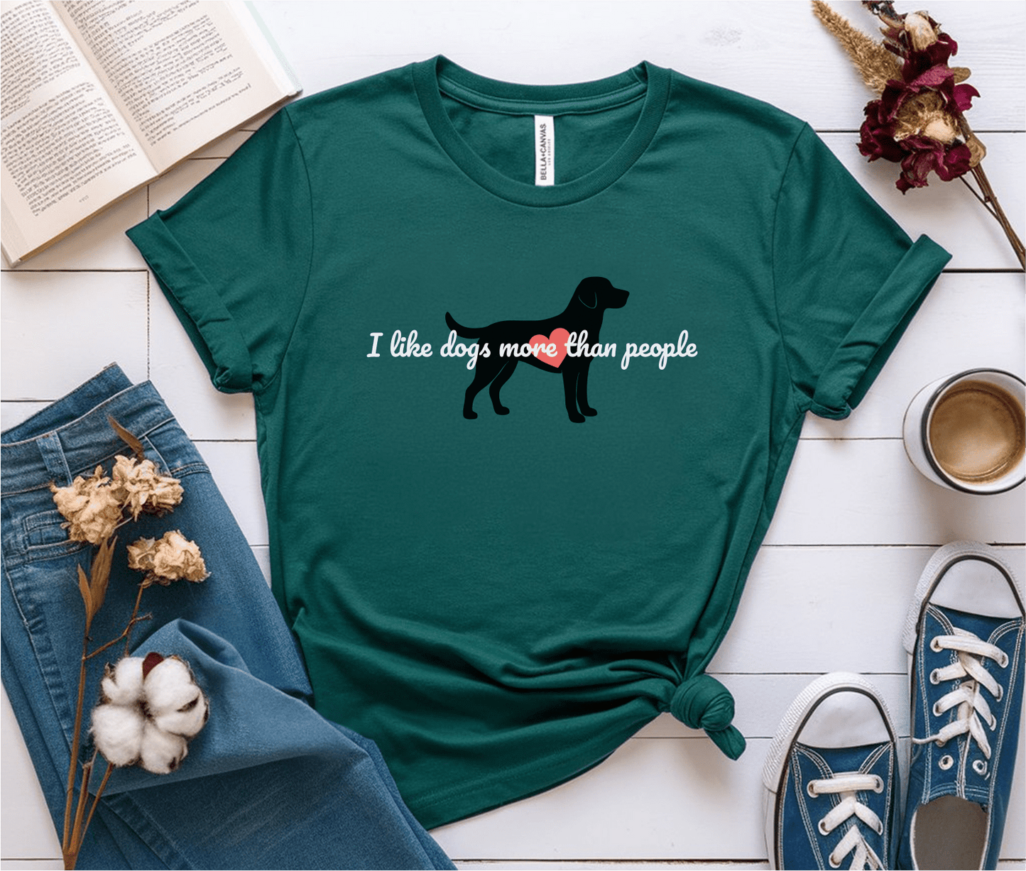 I Like Dogs More Than People T-Shirt