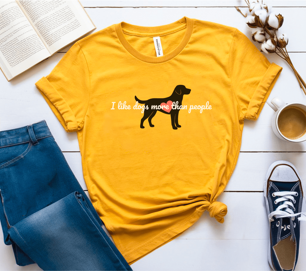 I Like Dogs More Than People T-Shirt