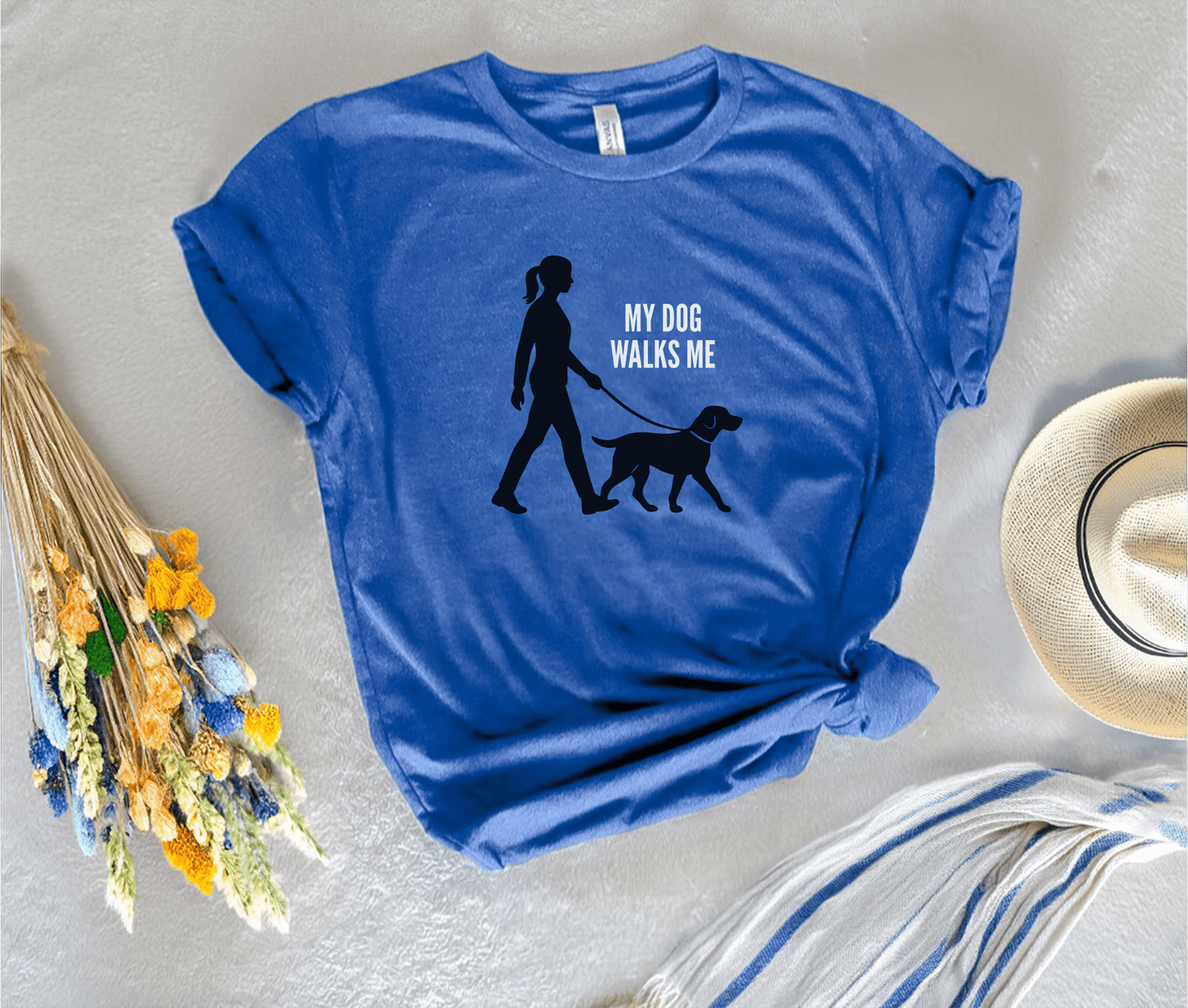My Dog Walks Me T-Shirt