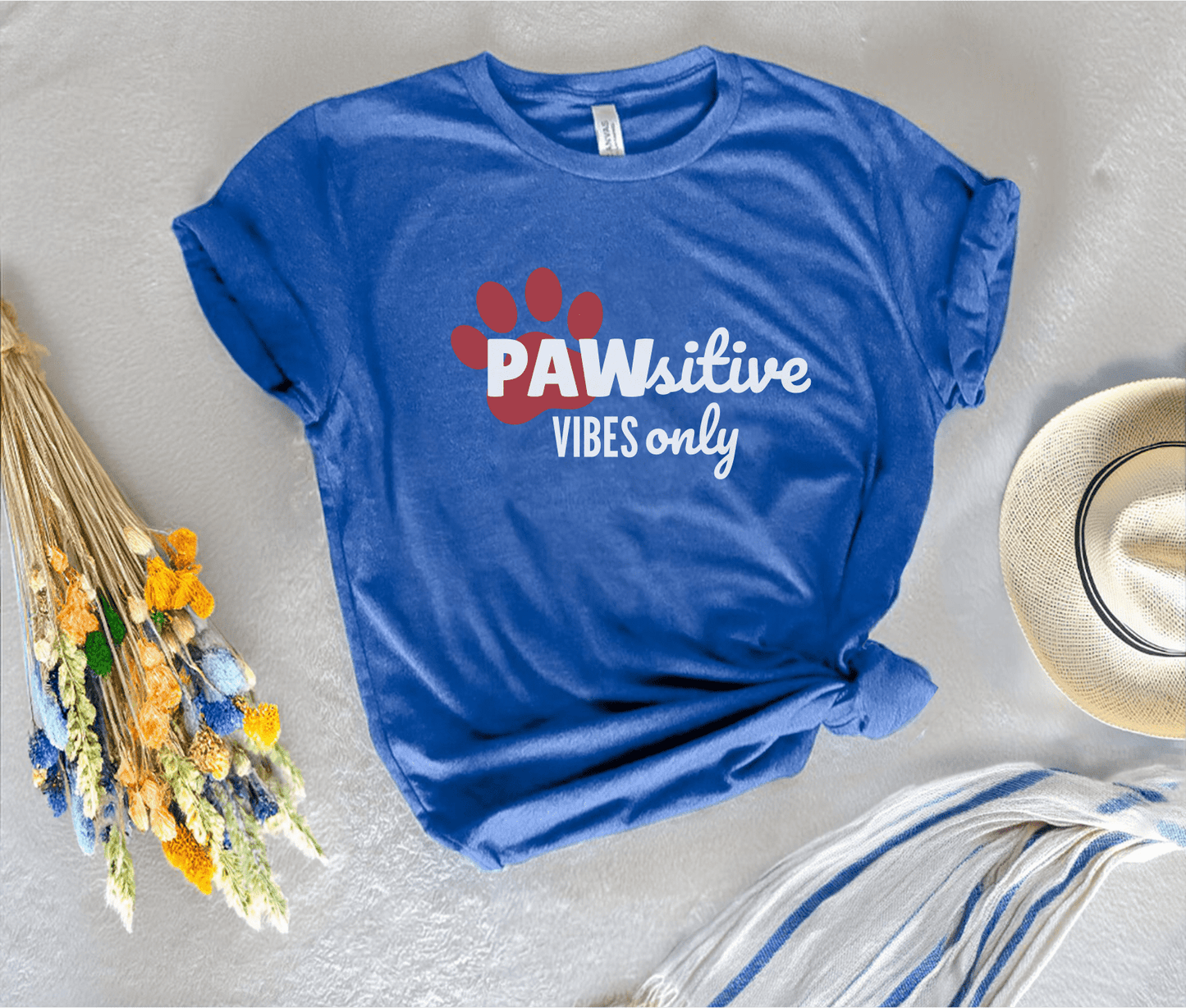Pawsitive Vibes Only T-Shirt