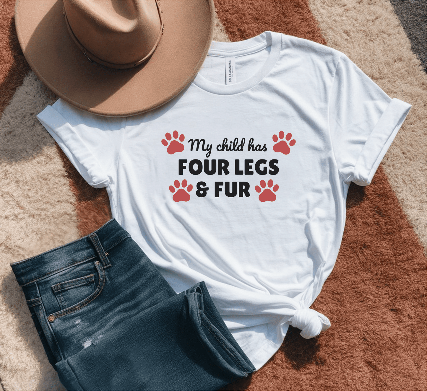 My Child Has Four Legs & Fur T-Shirt
