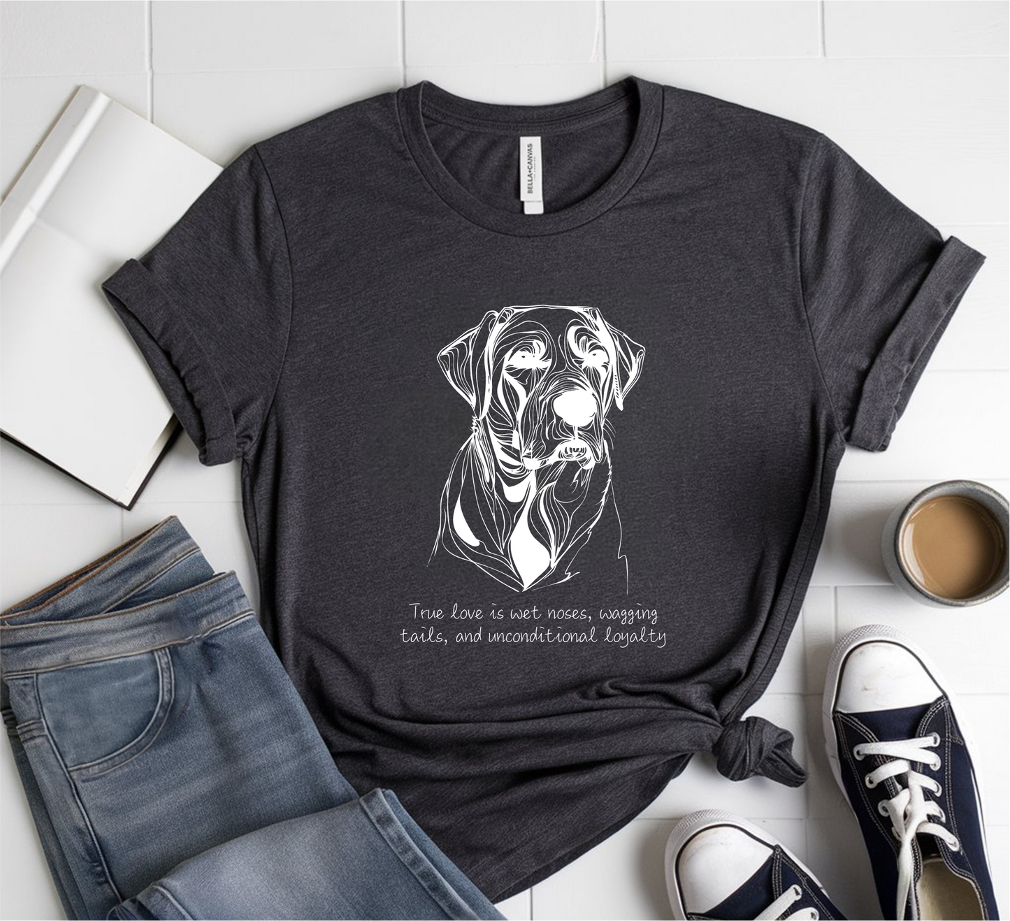 True love is wet noses, wagging tails, and unconditional loyalty T-Shirt