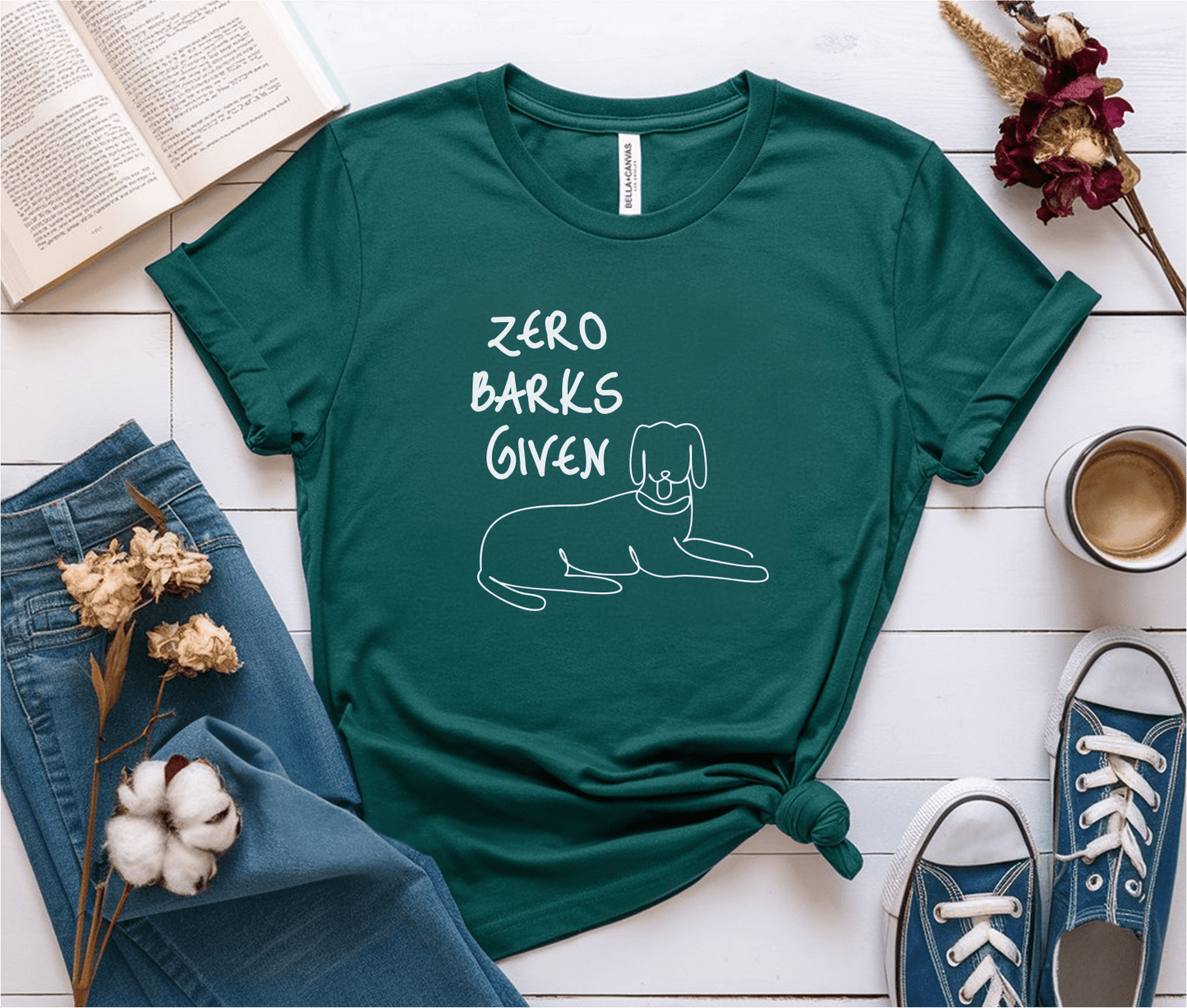 Zero Barks Given T-Shirt
