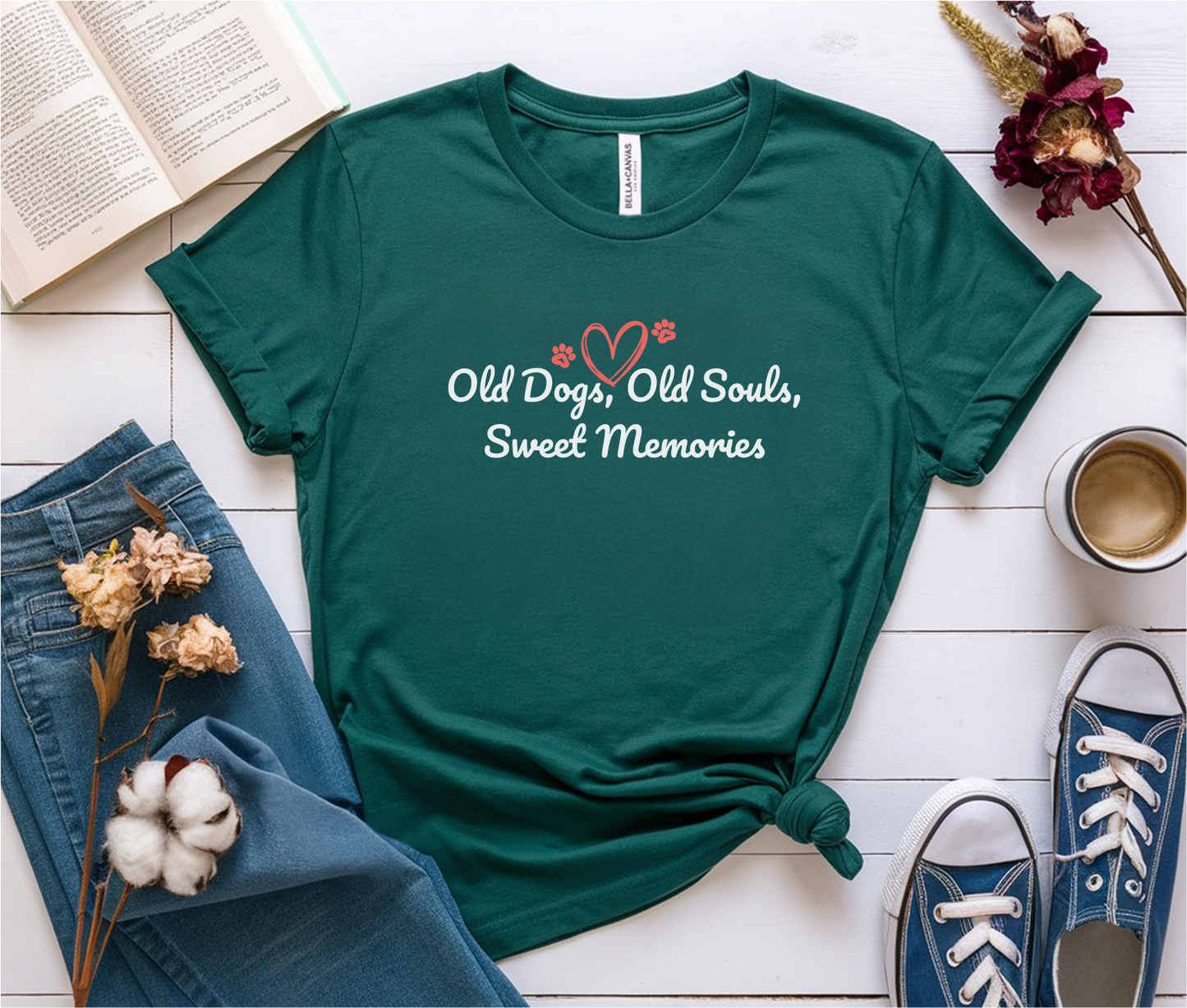 Old Dogs, Old Souls, Sweet Memories T-Shirt
