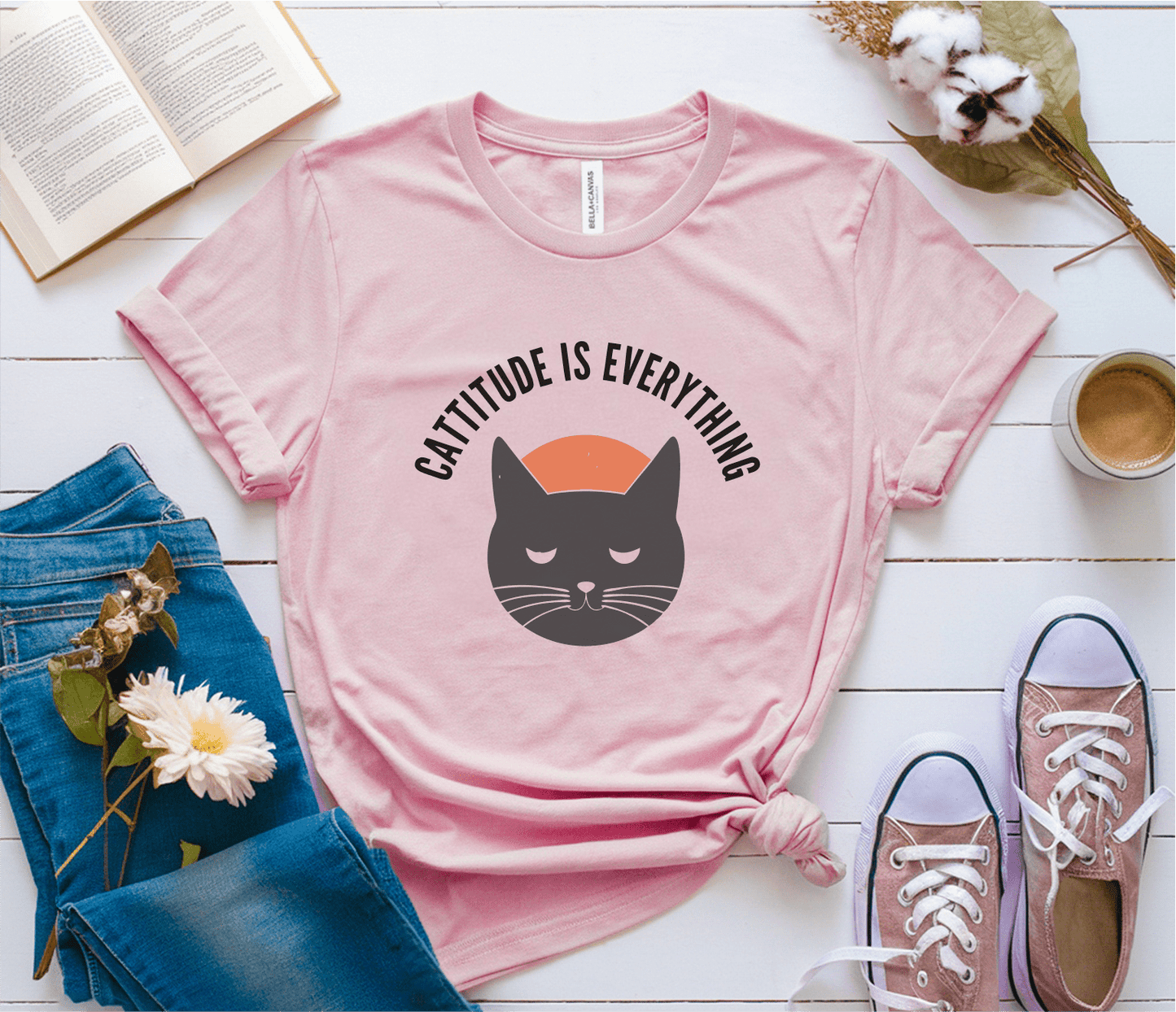 Cattitude Is Everything T-Shirt