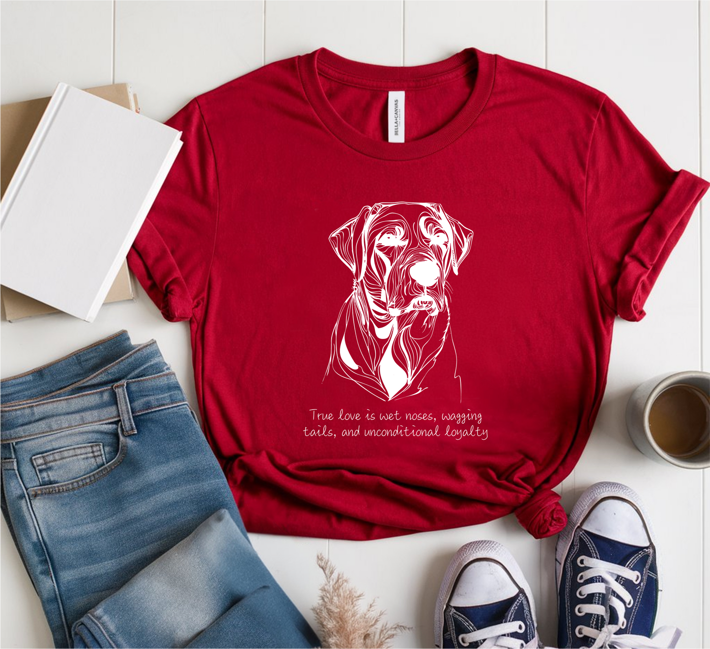 True love is wet noses, wagging tails, and unconditional loyalty T-Shirt
