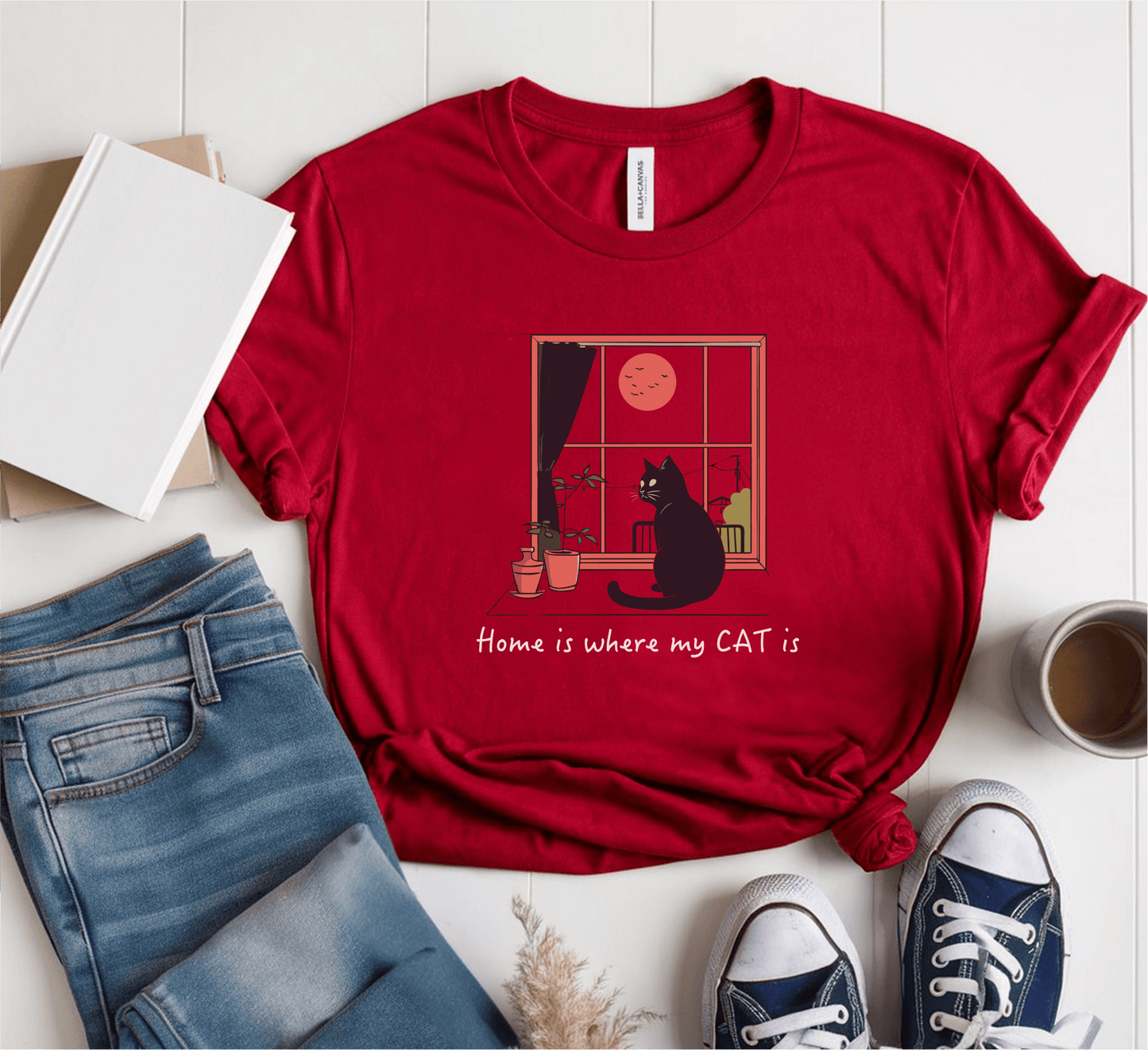 Home Is Where The Cat Is T-Shirt