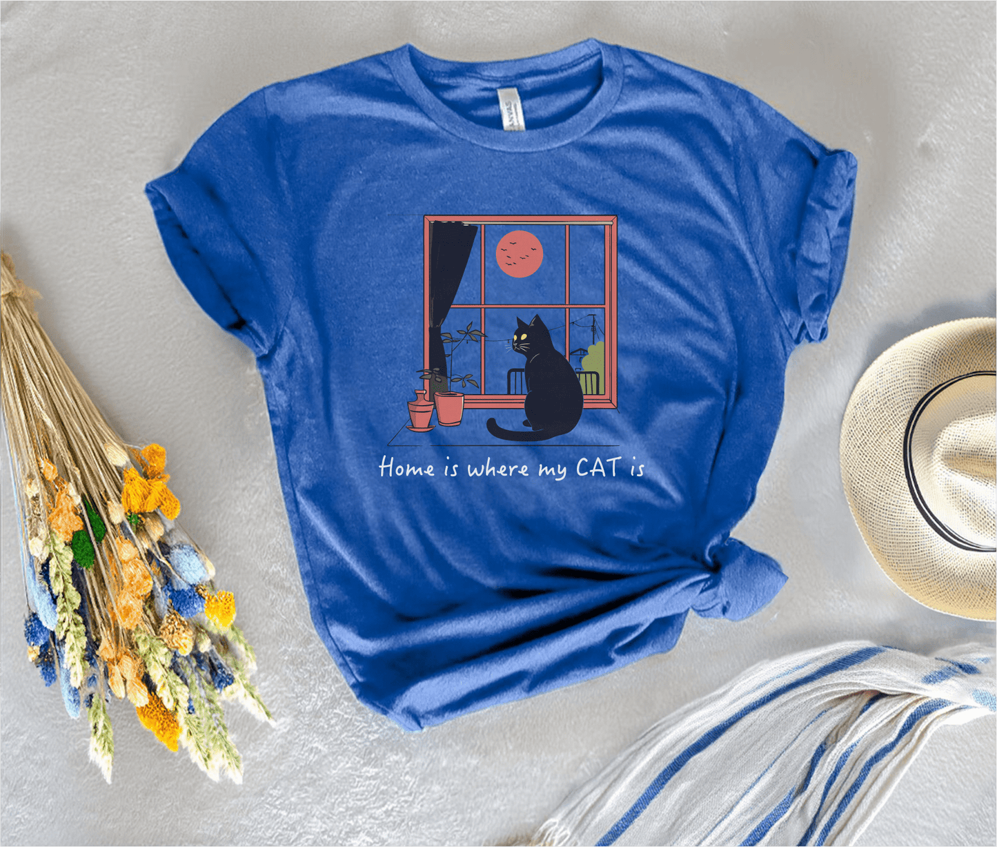 Home Is Where The Cat Is T-Shirt