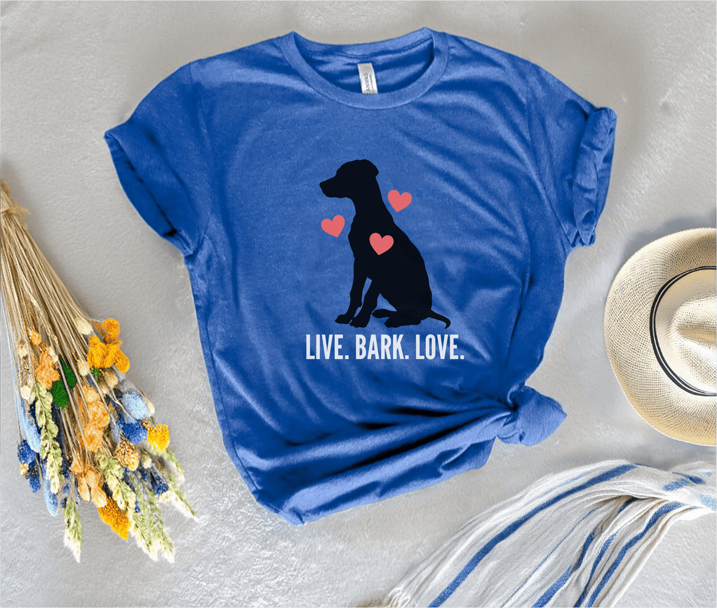 Live, Bark, Love T-Shirt
