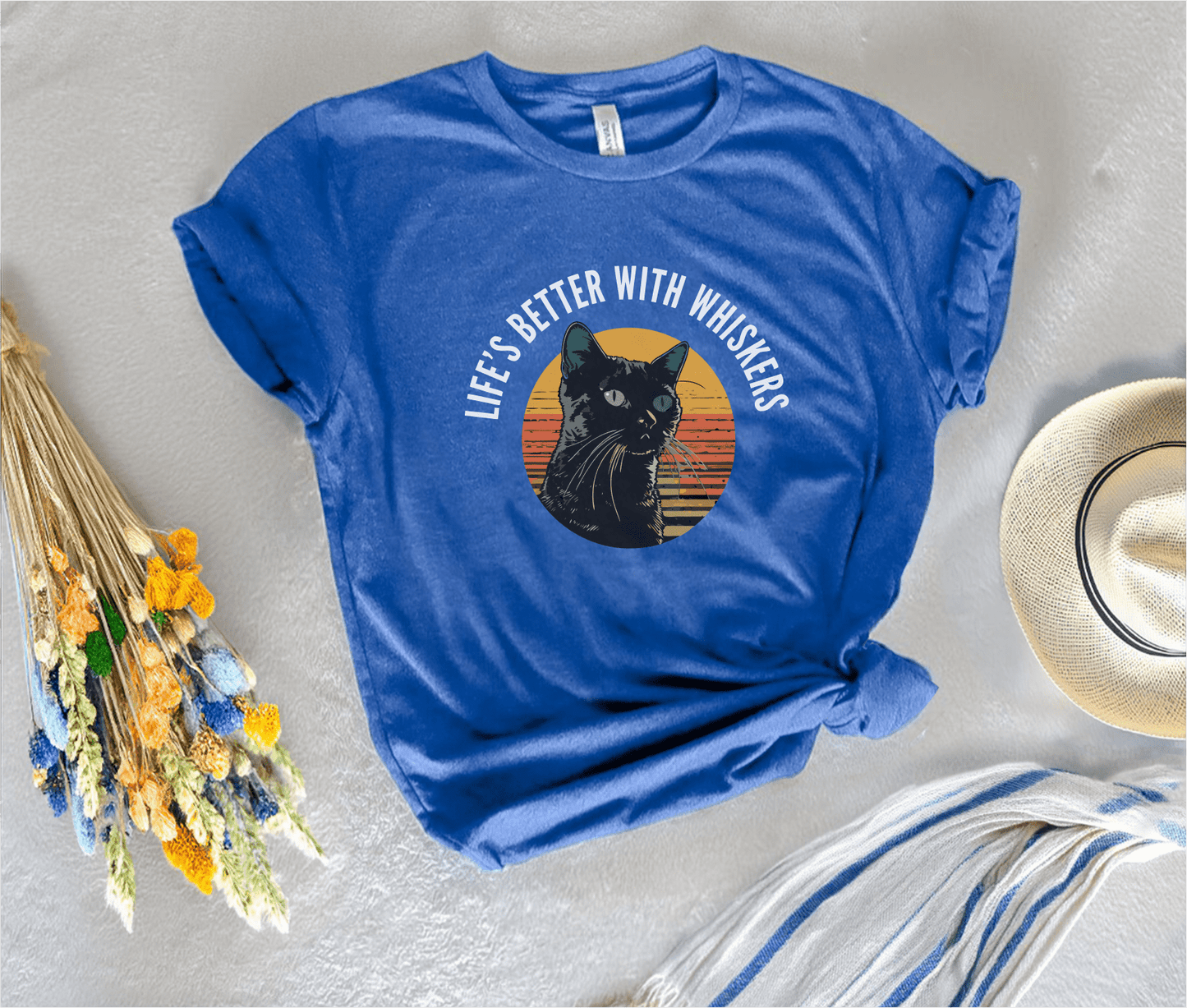 Life's Better With Whiskers T-Shirt