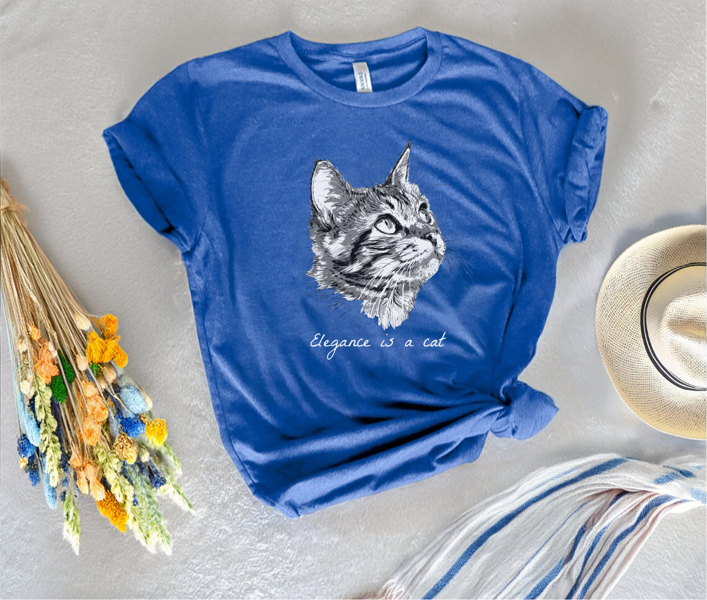 Elegance Is A Cat T-Shirt