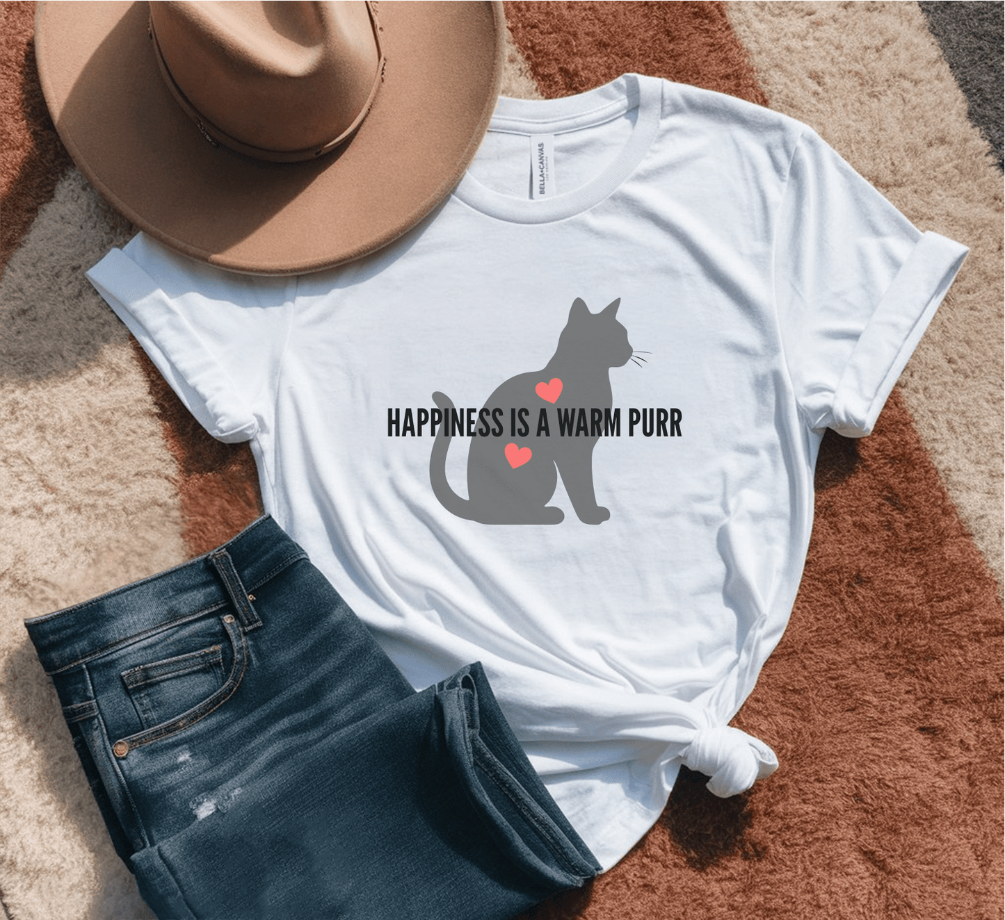 Happiness Is A Warm Purr T-Shirt