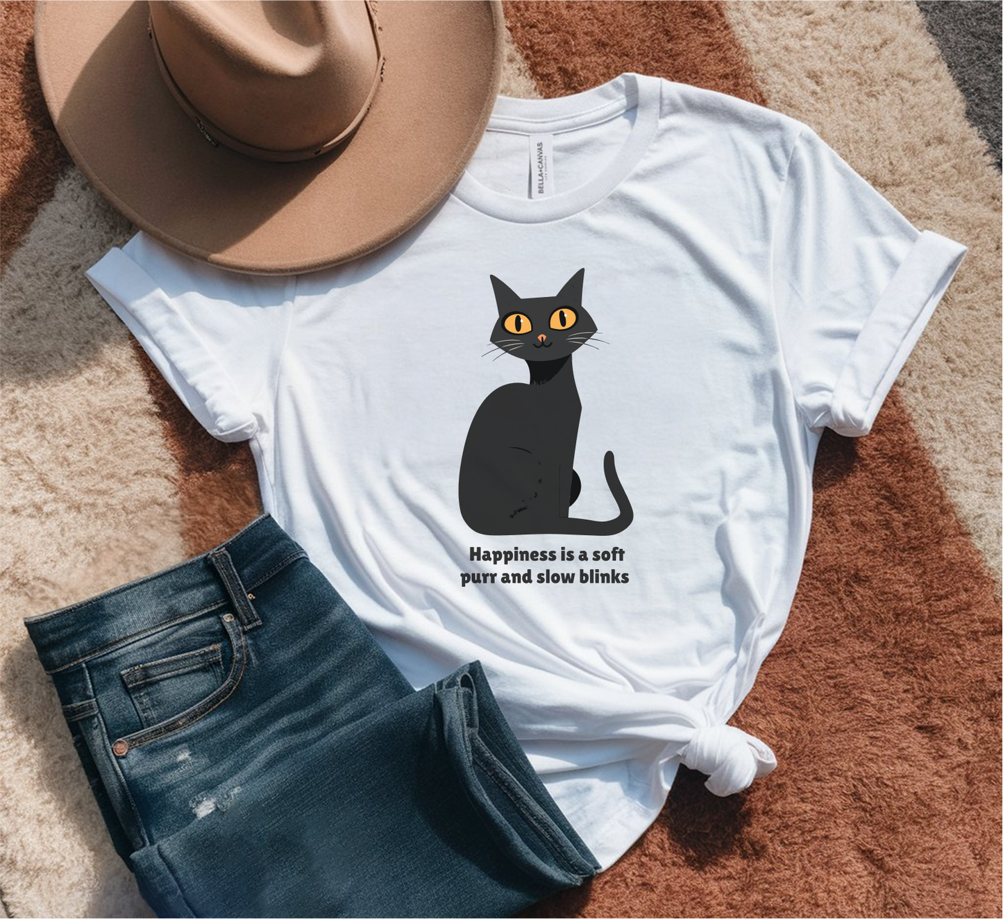 Happiness Is A Soft Purr T-Shirt