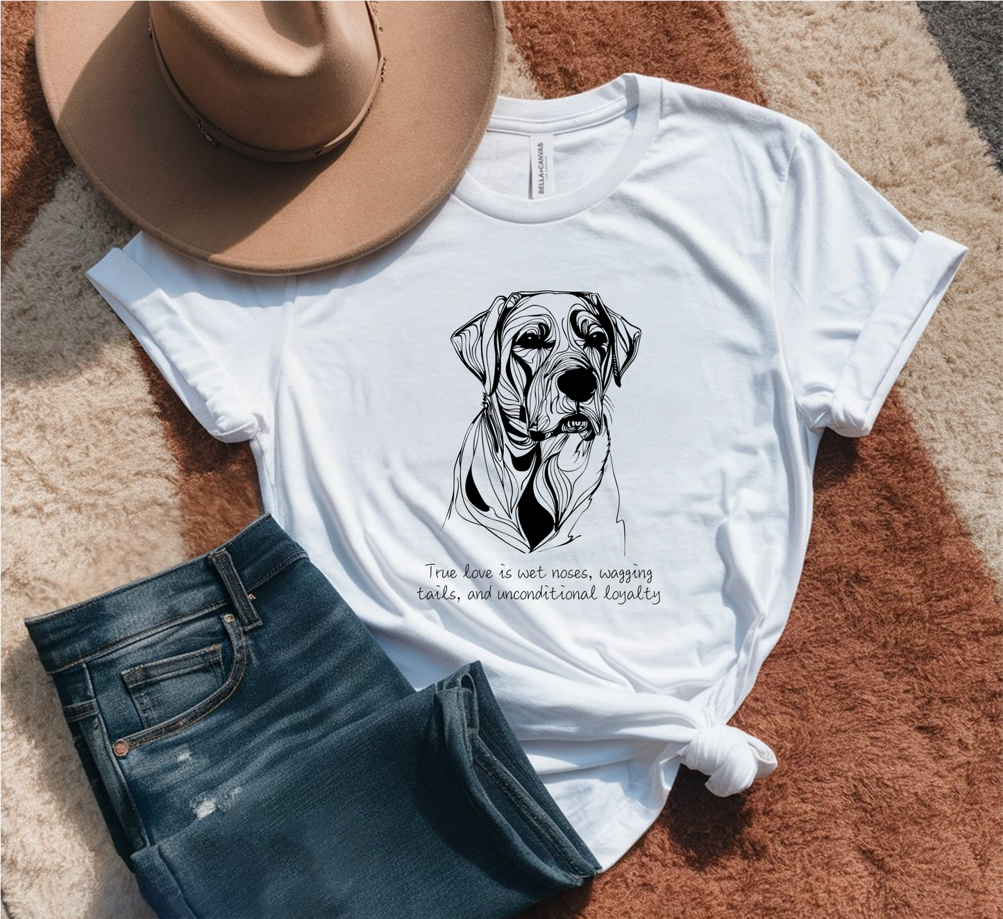True love is wet noses, wagging tails, and unconditional loyalty T-Shirt
