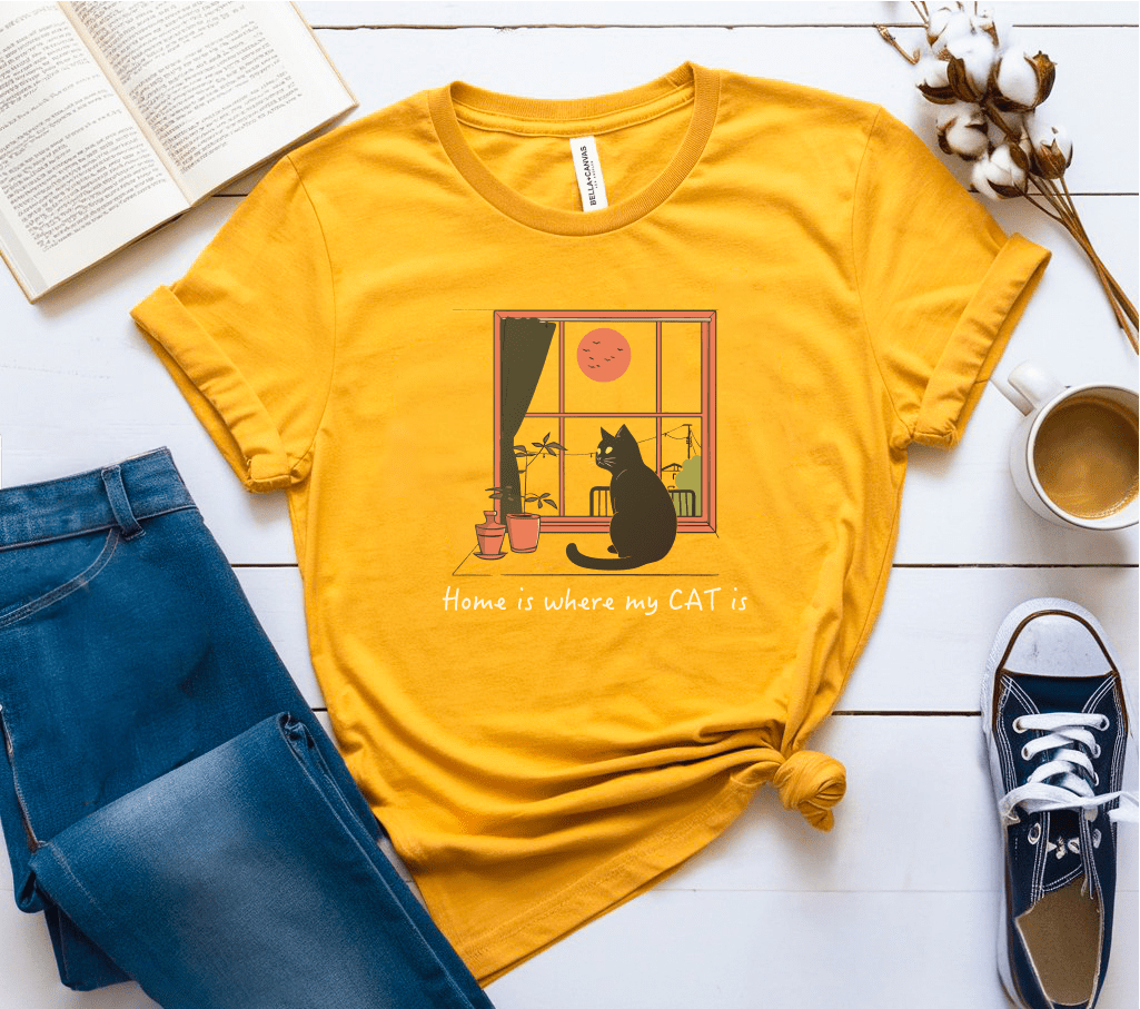 Home Is Where The Cat Is T-Shirt