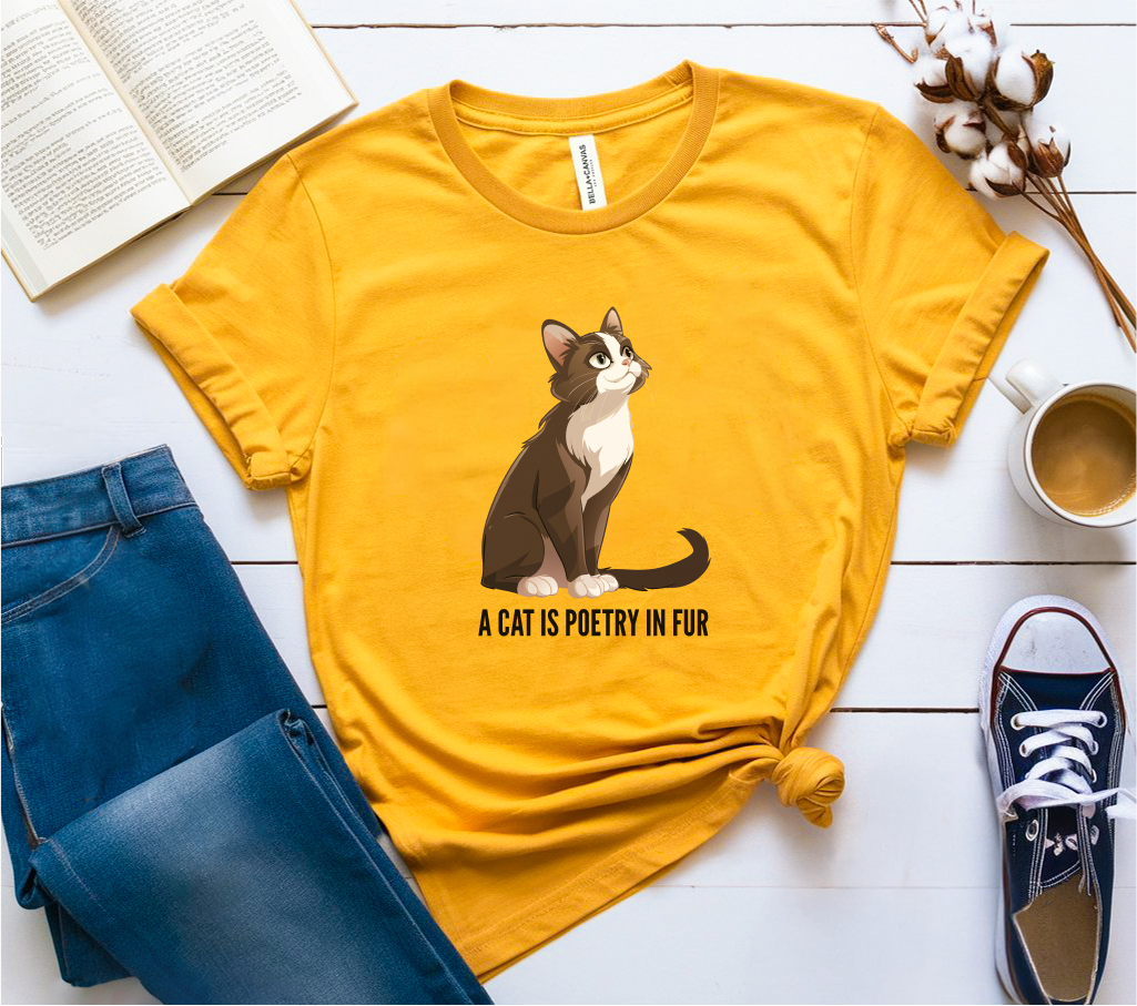 A Cat Is Poetry In Fur T-Shirt