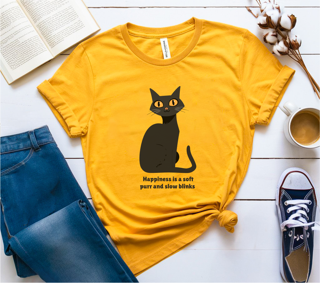 Happiness Is A Soft Purr T-Shirt