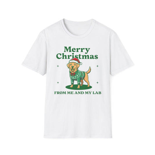Merry Christmas From Me And My Lab T-Shirt
