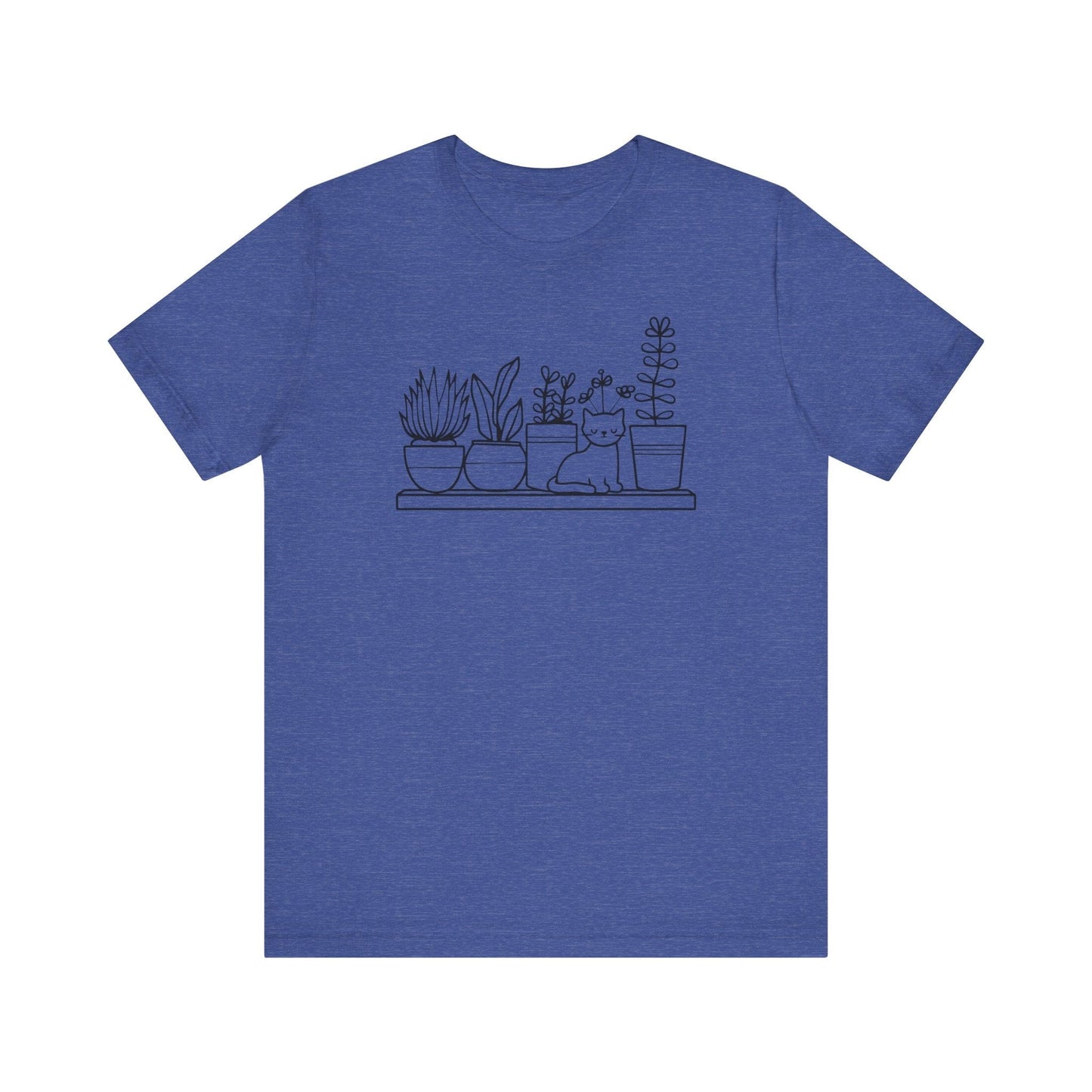Cat and Plants T-Shirt