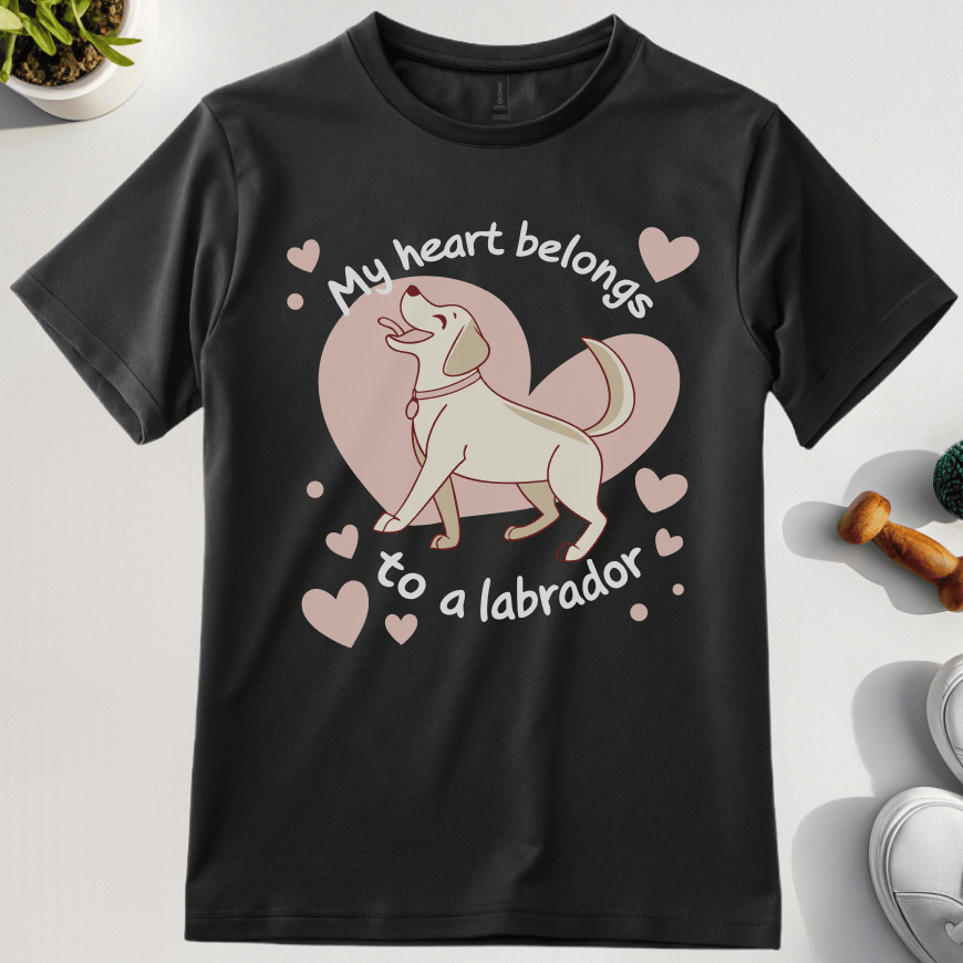 My Heart Belongs To A Labrador T-Shirt