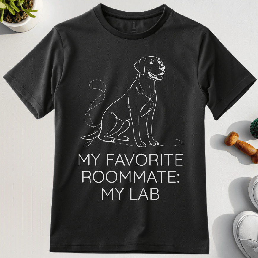 My Favorite Roommate Is My Lab T-Shirt