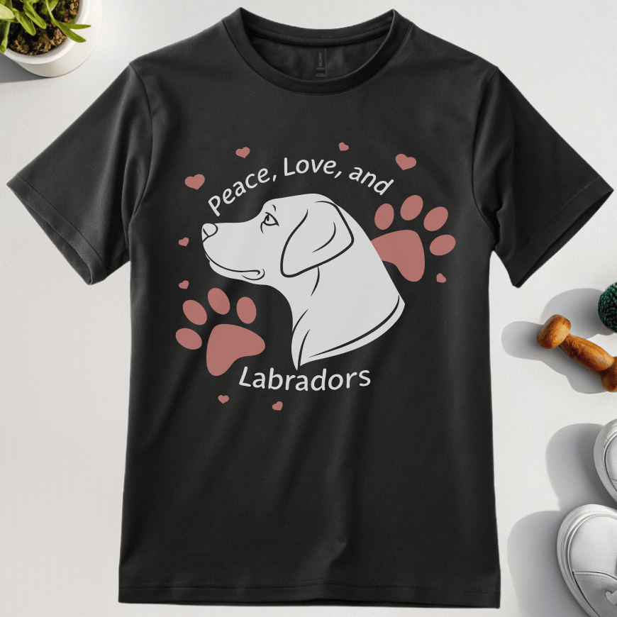 Peace Love And Labradors T-Shirt