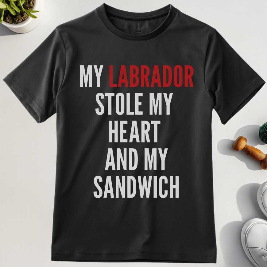 My Labrador Stole My Heart And My Sandwich T-Shirt