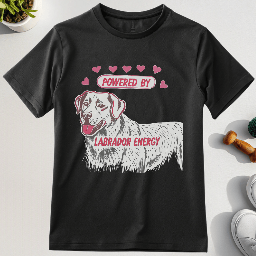 Powered By Labrador Energy T-Shirt