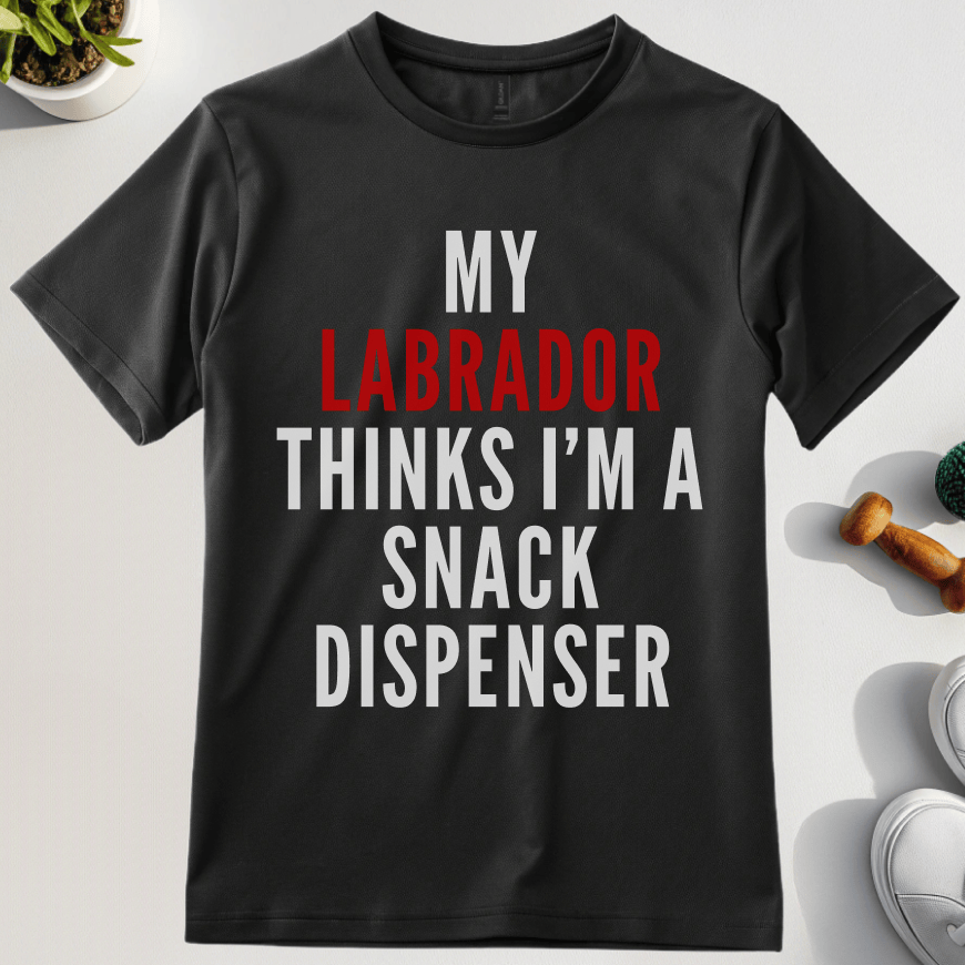 My Labrador Thinks I'm a Snack Dispenser T-Shirt