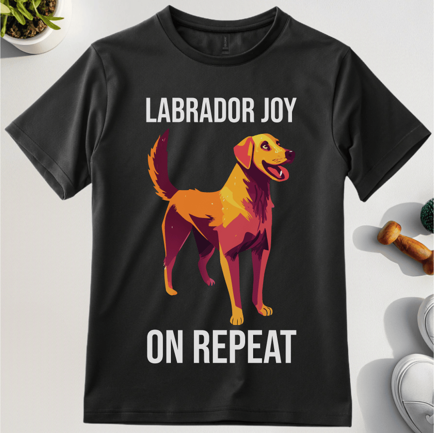 Labrador Joy On Repeat T-Shirt