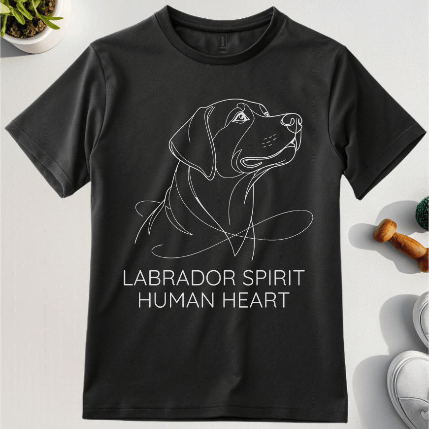 Labrador Spirit Human Heart T-Shirt