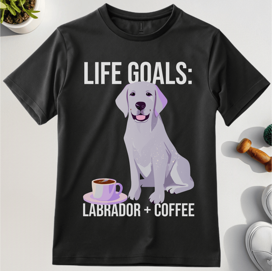 Life Goals Labrador Coffee T-Shirt