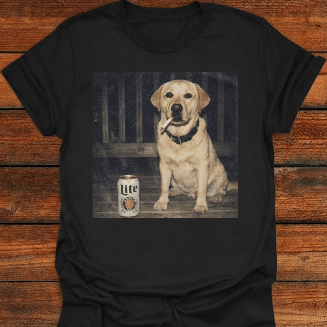 Beer, Smokes and The Lab T-Shirt