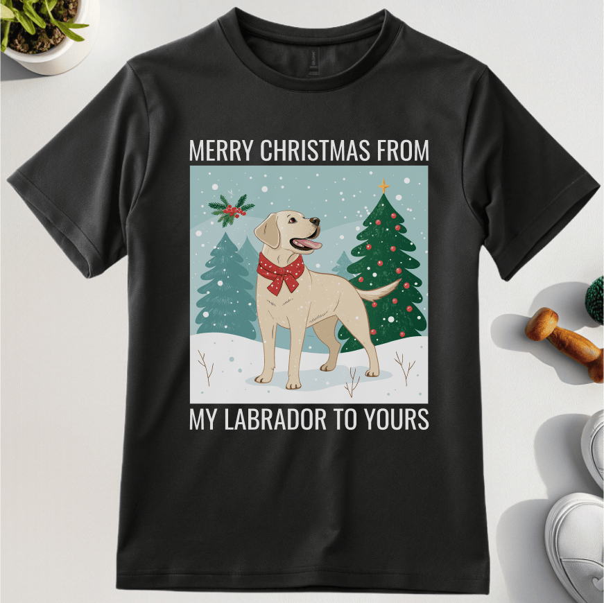 Merry Christmas From My Labrador To Yours T-Shirt