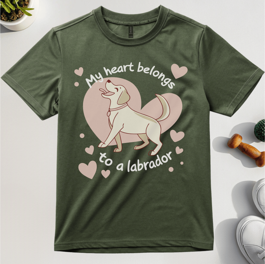 My Heart Belongs To A Labrador T-Shirt